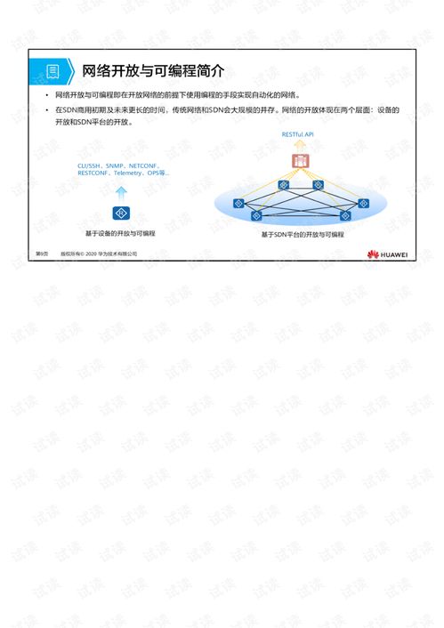 華為慕課軟件定義園區(qū)網(wǎng)絡(luò)的開發(fā)與實(shí)踐課件下載與網(wǎng)絡(luò)軟件開發(fā)指南